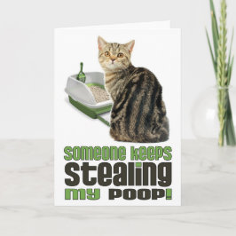 Jemand Behalte, meine Grußkarte Kacken Karte