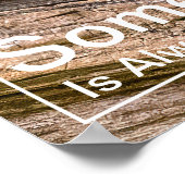 Jemand beobachtet Chipmunk Poster (Ecke)