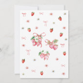 Jemand Berry Sweet Baby Shower Einladung (Rückseite)