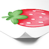 Jemand Berry Sweet Strawberry Baby Dusche Willkomm Poster (Ecke)