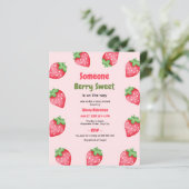 Jemand Berry Sweet Strawberry Baby Shower laden (Stehend Vorderseite)