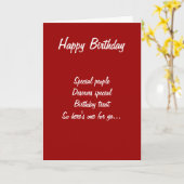 Jemand besondere Teaser Geburtstagskarte Karte (Gelbe Blume)