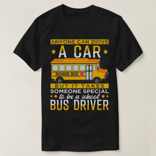 Jemand Besonderes braucht einen Schulbusfahrer T-Shirt (Design vorne)