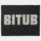 Jemand (BITUB) Fleecedecke (Vorderseite (Horizontal))