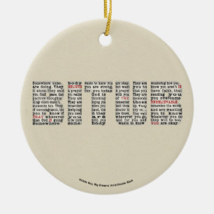 Jemand (BITUB) Keramik Ornament