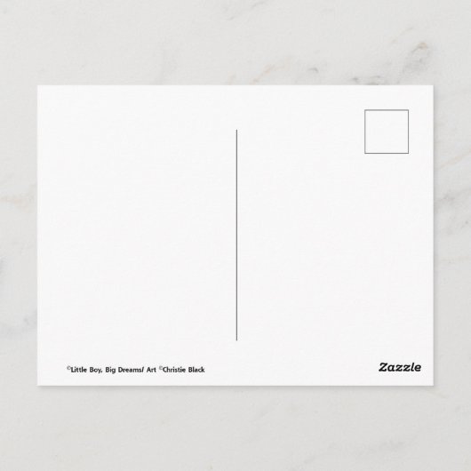 Jemand (BITUB) Postkarte (Rückseite)