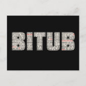 Jemand (BITUB) Postkarte (Vorderseite)