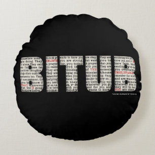 Jemand (BITUB) Rundes Kissen