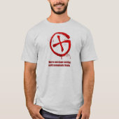 Jemand blutet T - Shirt (Vorderseite)