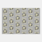 Jemand bringt mir meine Flasche Geschenkpapier Set (Vorderseite 3)