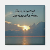 Jemand Cares West Coast Sunset Foto Freundschaft Magnet (Vorne)