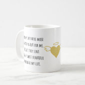 Jemand da oben muss Freundschaft beobachten Kaffeetasse (Vorderseite Links)