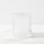 Jemand das Lieben ich Mattglastasse (Mittel)