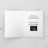 Jemand, den ich bis zur Großen Oma Birthday Cat se Karte (Innenseite)