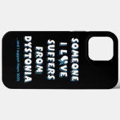 Jemand, den ich Liebe... Dystonie Case-Mate iPhone Hülle (Rückseite (Horizontal))