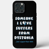 Jemand, den ich Liebe... Dystonie Case-Mate iPhone Hülle (Rückseite)