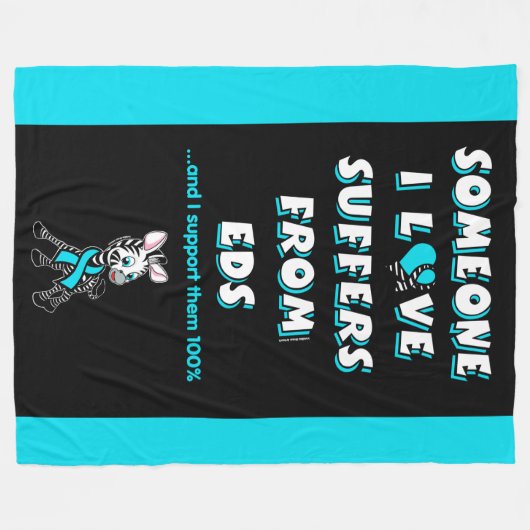 Jemand, den ich Liebe... EDS Fleece Blanket (Vorderseite (Horizontal))