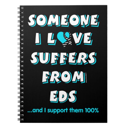 Jemand, den ich Liebe...EDS Notebook Notizblock (Vorderseite)