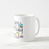 Jemand, den ich Liebe habe, war heute geboren - Ge Kaffeetasse (VorderseiteRechts)