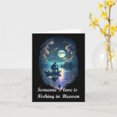 Jemand, den ich Liebe im Himmel fischt Karte (Gelbe Blume)