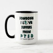 Jemand, den ich Liebe...PTSD Tasse (Links)