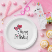 Jemand, den ich Liebe war heute geboren - Happy Bi Pappteller (Party)