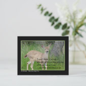 Jemand denkt an dich... postkarte (Stehend Vorderseite)