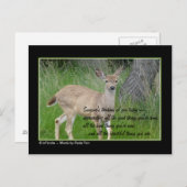 Jemand denkt an dich... postkarte (Vorne/Hinten)