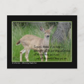 Jemand denkt an dich... postkarte (Vorderseite)