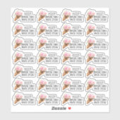 Jemand denkt, Sie sind besondere Geschenkbriefe Ni Aufkleber (Blatt)