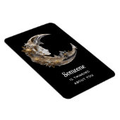 Jemand denkt über "Du Gesicht im Mond" nach Magnet (Rechte Seite)