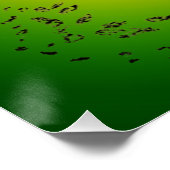 "Jemand, der an dich glaubt" Zitat glänzendes Post Poster (Ecke)