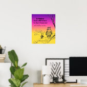 "Jemand, der an dich glaubt" Zitat-Poster Poster (Heimbüro)