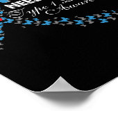 Jemand, der eine Liebe hat, braucht eine T1d Diabe Poster (Ecke)