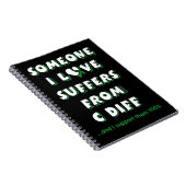 Jemand, der Liebe...C-Diff-Notebook Notizblock (Rechte Seite)