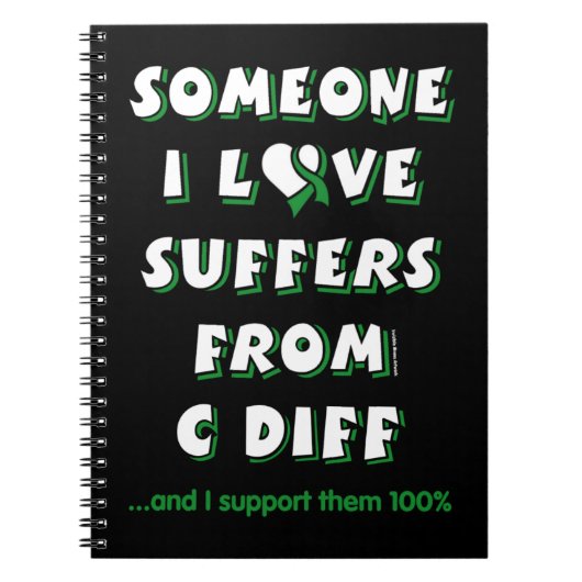 Jemand, der Liebe...C-Diff-Notebook Notizblock (Vorderseite)