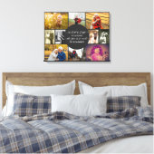 Jemand, der sich an die FotoCollage erinnert Leinwanddruck (Insitu (Schlafzimmer))