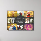 Jemand, der sich an die FotoCollage erinnert Leinwanddruck (Vorderseite)