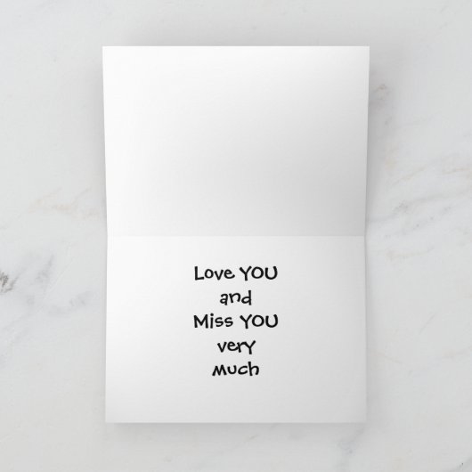 JEMAND, DER "WILL, EIN GEHEIM ZU HÖREN" KARTE (Innenseite)