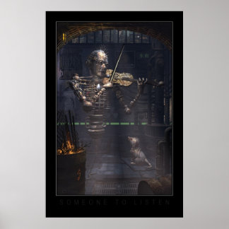 Jemand, der zuhören soll poster