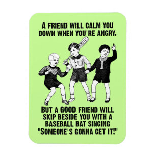 Jemand erhält es Funny Premium Flexi Kühlschrank Magnet