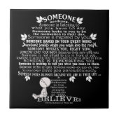 JEMAND FLIESE (Vorderseite)