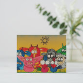 jemand gesehen pietje? postkarte (Stehend Vorderseite)