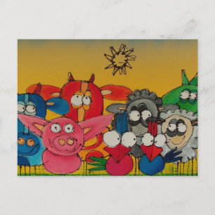 jemand gesehen pietje? postkarte