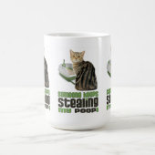 Jemand hält an, meine Poop Cat Art zu stehlen Kaffeetasse (Mittel)