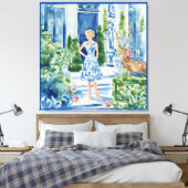 Jemand hat alle Rose gegessen Leinwanddruck (Insitu (Schlafzimmer))