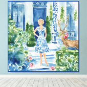 Jemand hat alle Rose gegessen Leinwanddruck (Insitu (Holzboden))