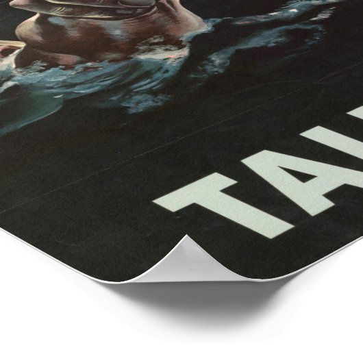 Jemand hat das Poster des 2. Weltkriegs gesprochen (Ecke)