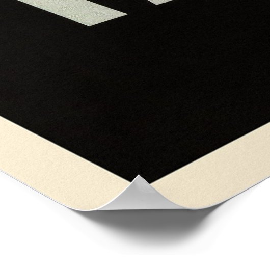 Jemand hat gesprochen poster (Ecke)