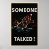 Jemand hat gesprochen poster (Vorne)